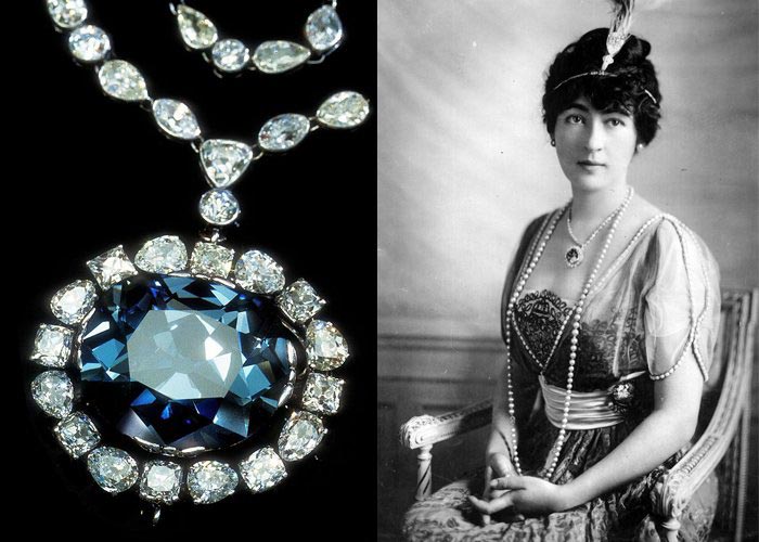 Hope Diamond and Evalyn Walsh McLean