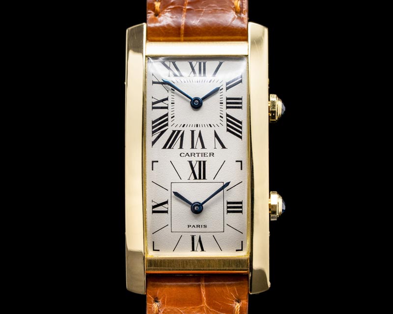 Tank Cintree Dual Time Collection Privee Cartier Paris