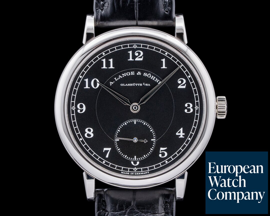 A. Lange and Sohne 236.049 200th Anniversary F.A Lange 236.049 1815 Platinum Black Dial RARE