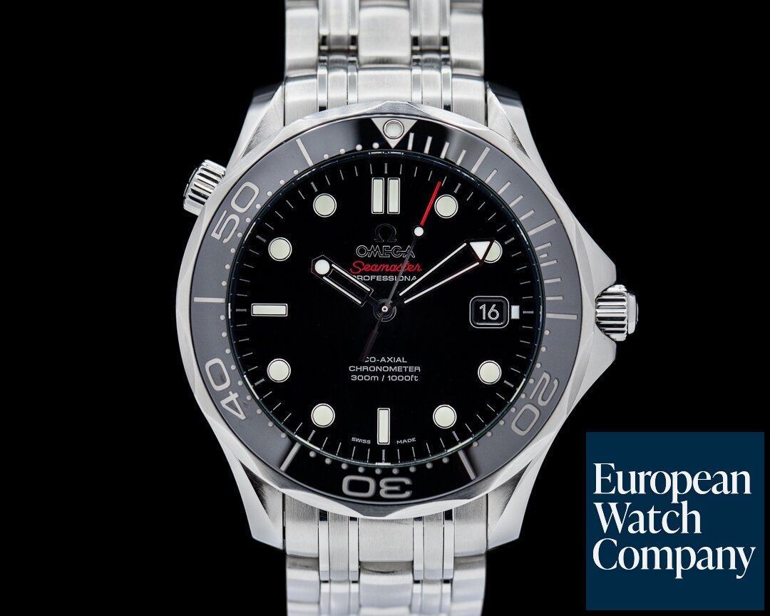 Omega 212.30.41.20.01.003 Seamaster Professional Black Dial Co-Axial SS / SS 