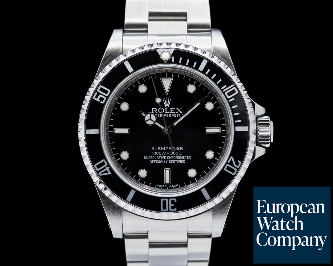 Rolex 14060 Submariner No Date SS 4-Line